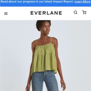 Everlane billow cami NWT
